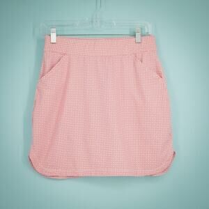Peter Millar Size Small S Alice Petal Hem Print Pull On Golf Pickleball Skort